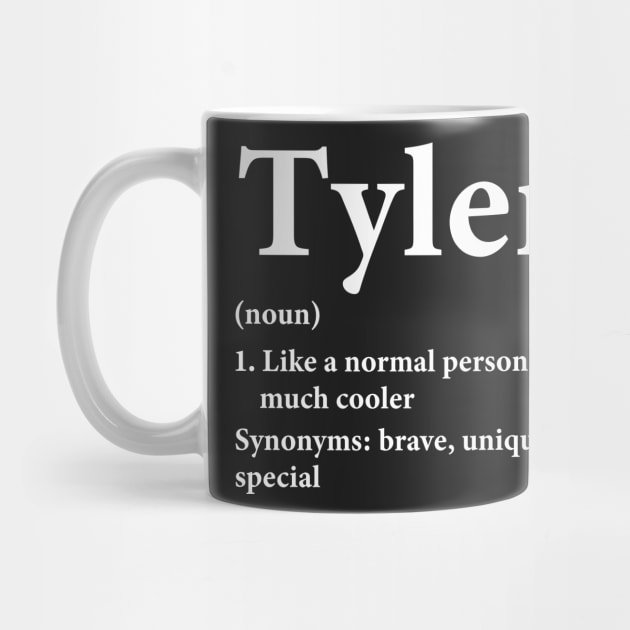 Tyler Name Definition Funny Personalized by HawaiPlus